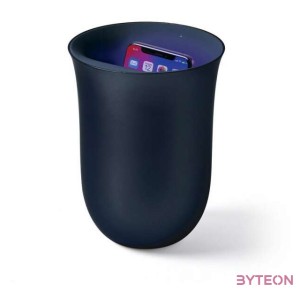 Lexon Oblio 10W Wireless charging station with built-in UV sanitizer Dark Blue