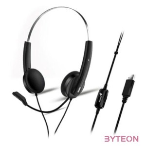 Genius HS-220U Headset Black