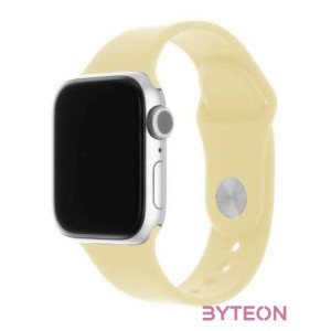 FIXED Szilikon Strap Set Apple Watch 38,40,41 mm, light Sárga