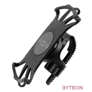 FIXED Bikee 2 szilikon telefontartó kerékpárra, fekete