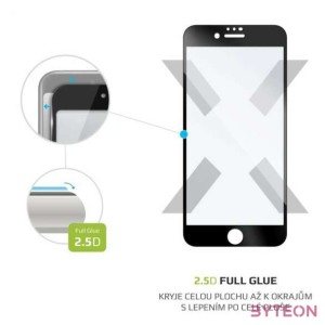 FIXED teljes kijelzős üvegfólia Apple iPhone 7,8,SE (2020) telefonokhoz, fekete