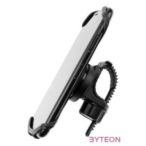 FIXED Bikee 2 szilikon telefontartó kerékpárra, fekete