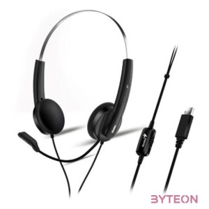 Genius HS-220U Headset Black