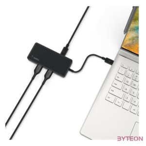 Belkin Connect USB-C 5-in-1 Multiport Adapter Black