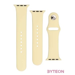 FIXED Szilikon Strap Set Apple Watch 38,40,41 mm, light Sárga