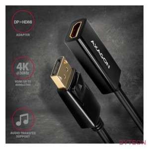 AXAGON RVD-HI14N DisplayPort to HDMI active adapter 4K30Hz