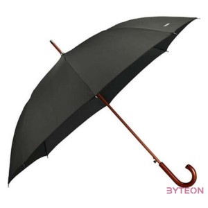 Samsonite Wood Classic S Stick Umbrella Black