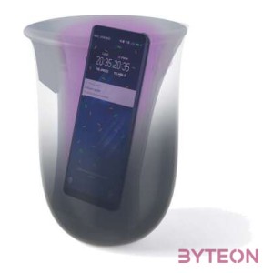 Lexon Oblio 10W Wireless charging station with built-in UV sanitizer Dark Blue