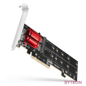 AXAGON PCEM2-ND PCIE 2X NVME M.2 Adapter