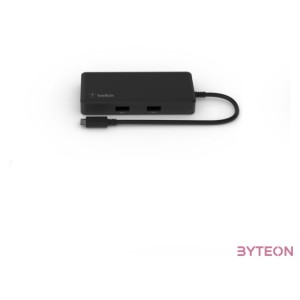 Belkin Connect USB-C 5-in-1 Multiport Adapter Black