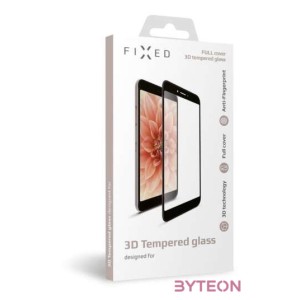 FIXED teljes kijelzős üvegfólia Apple iPhone 6,6S,7,8,SE (2020) telefonokhoz, fekete