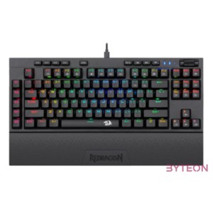Redragon Vishnu RGB Wireless,Wired Red Mechanical Gaming Keyboard Black HU