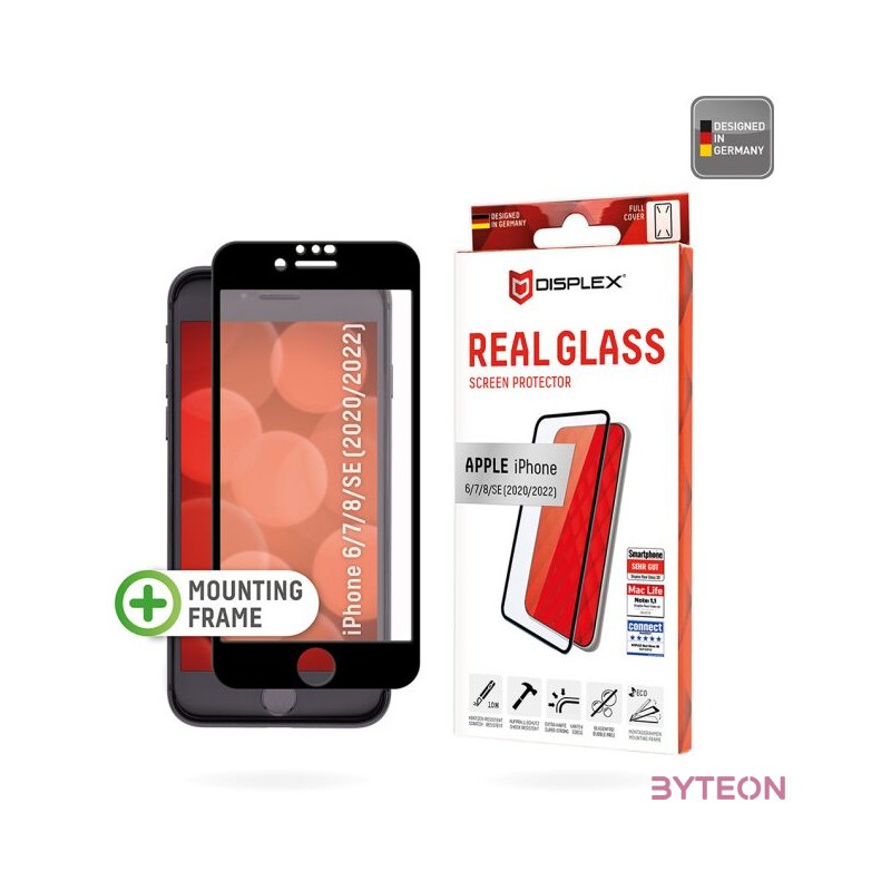 DISPLEX REAL GLASS FC F, APPLE IPHONE 6,7,8,SE (20,22)