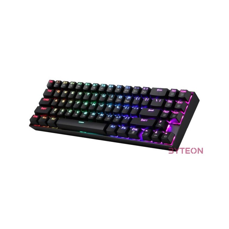 Redragon Deimos, Wired  Wireless Mechanical keyboard, RGB, blue switch Black HU