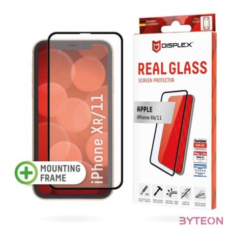 DISPLEX REAL GLASS FULL COVER F, APPLE IPHONE XR,11