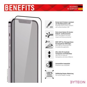 DISPLEX REAL GLASS FULL COVER F, APPLE IPHONE XR,11