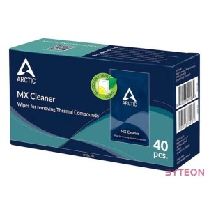 Arctic MX Cleaner Wipes for removing thermal compounds (box of 40 bags)