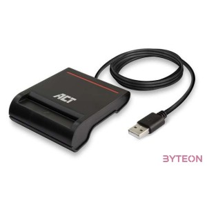 ACT USB Smart Card ID Reader Black