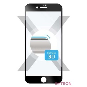 FIXED teljes kijelzős üvegfólia Apple iPhone 6,6S,7,8,SE (2020) telefonokhoz, fekete