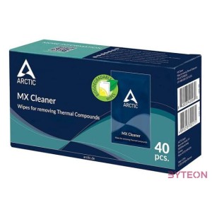 Arctic MX Cleaner Wipes for removing thermal compounds (box of 40 bags)