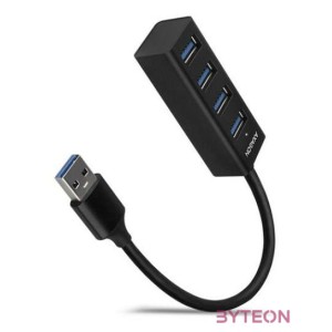 AXAGON HUE-M1A USB3.2 Hub 4-port metal black