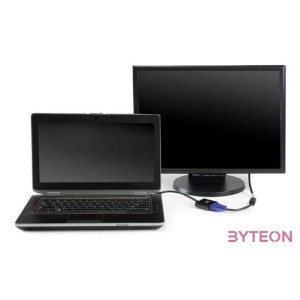 ACT AC7535 HDMI-A male to VGA female adapter with audio Black