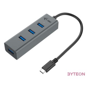 I-TEC USB-C METAL 4-PORT HUB PASSIVE 4XUSB 3.0 TB3 COMP.