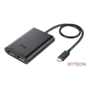 I-TEC USB-C 4K DUAL DP ADPTR. 2XDP 3840X2160PX. TB3 COMP.