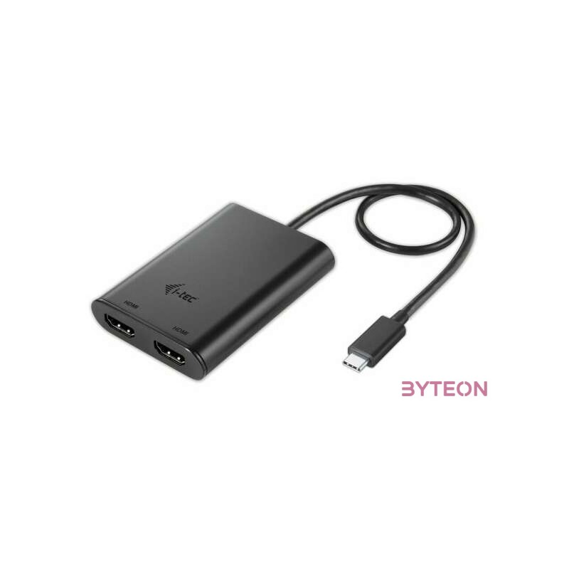 I-TEC USB-C 4K DUAL HDMI ADPTR 2XHDMI 3840X2160PX. TB3 COMP.