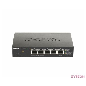 D-LINK SWITCH SMART 5 PORTS GIGABIT POE DESKTOP AND POE EXT.
