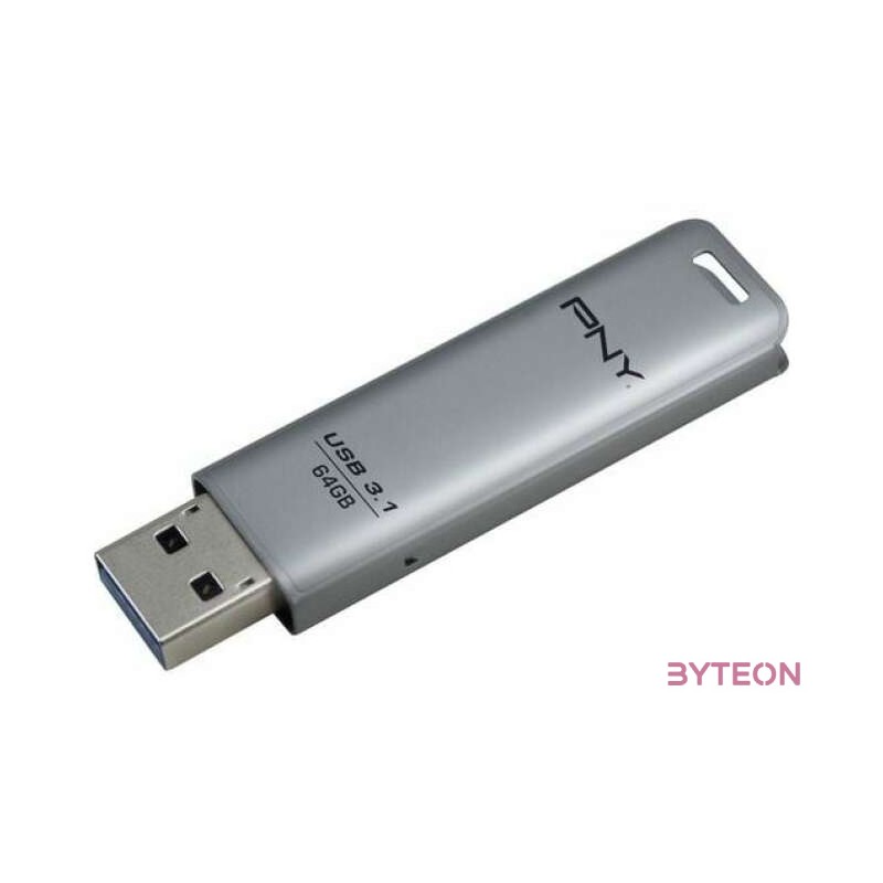 PNY ELITE STEEL 3.1 64GB R80MB,S W20MB,S PUSH,PULL METAL