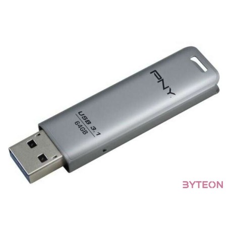 PNY ELITE STEEL 3.1 64GB R80MB,S W20MB,S PUSH,PULL METAL