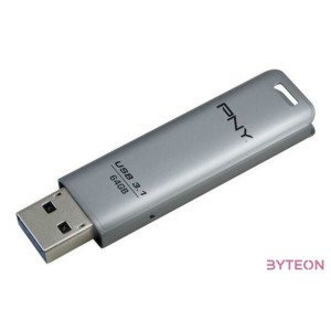 PNY ELITE STEEL 3.1 64GB R80MB,S W20MB,S PUSH,PULL METAL