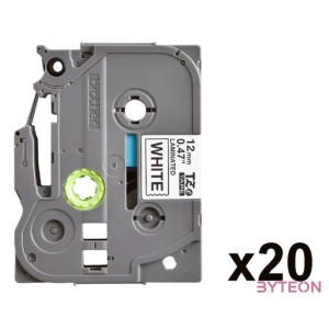 TZE-231CIV LAMINATED TAPE 12MM 8M BLACK ON WHITE