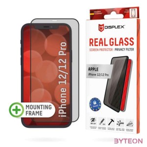 DISPLEX PRIVACY REAL GLASS FC F, APPLE IPHONE 12,12 PRO
