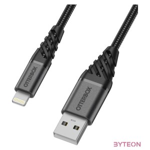 OTTERBOX PREMIUM CABLE USB ALIGHTNING 2M BLACK