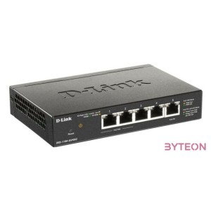 D-LINK SWITCH SMART 5 PORTS GIGABIT POE DESKTOP AND POE EXT.