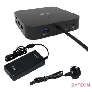 I-TEC USB-C DUAL DISP DOCKINGEU STATION 100W  CHARGER-C112W
