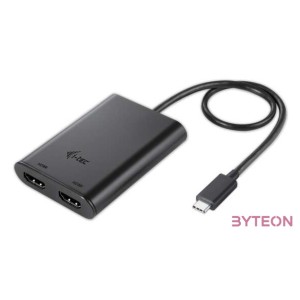 I-TEC USB-C 4K DUAL HDMI ADPTR 2XHDMI 3840X2160PX. TB3 COMP.