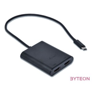I-TEC USB-C 4K DUAL HDMI ADPTR 2XHDMI 3840X2160PX. TB3 COMP.