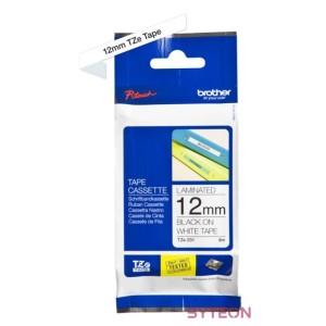 TZE-231CIV LAMINATED TAPE 12MM 8M BLACK ON WHITE