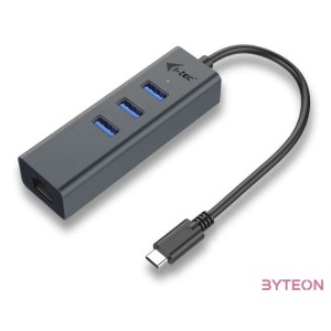 I-TEC USB-C 3-PORT HUB  GLAN 3X USB 3.0 SPACE GREY TB3 COMP.