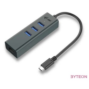 I-TEC USB-C 3-PORT HUB  GLAN 3X USB 3.0 SPACE GREY TB3 COMP.