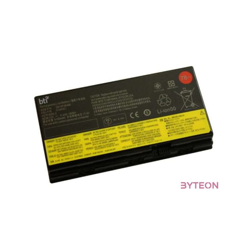 BTI 8C BATTERY THINKPAD P70 OEM 00H030 01AV451 78  78 