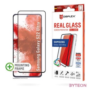 DISPLEX REAL GLASS 3D  CASE F, SAMSUNG GALAXY S22 ULTRA