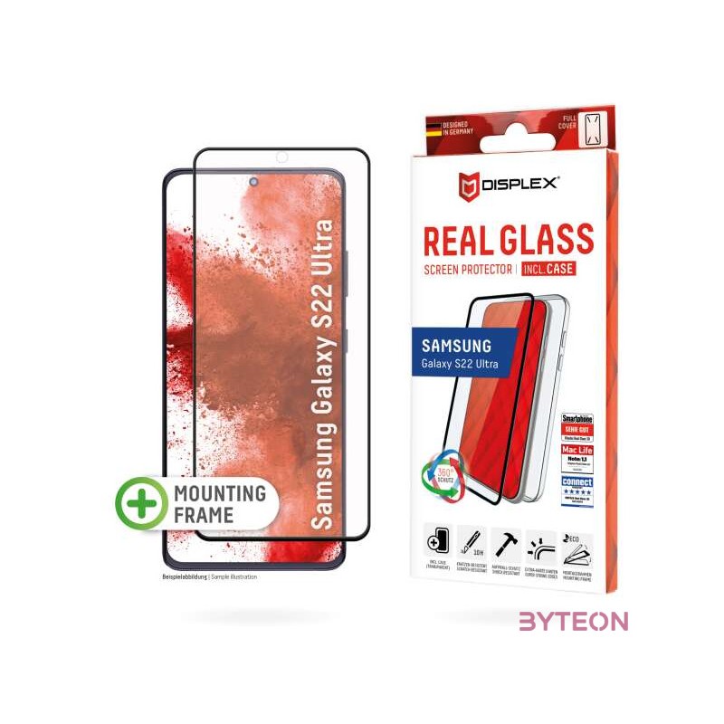 DISPLEX REAL GLASS 3D  CASE F, SAMSUNG GALAXY S22 ULTRA