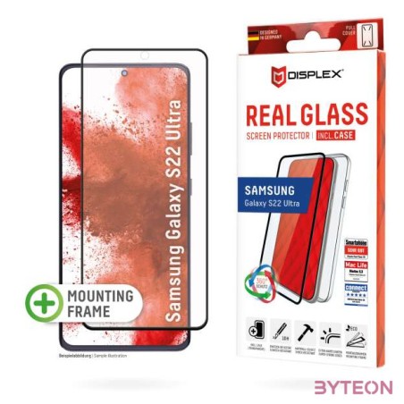 DISPLEX REAL GLASS 3D  CASE F, SAMSUNG GALAXY S22 ULTRA
