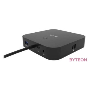 I-TEC USB-C HDMI DP DOCK PD100W 2X LCD DOCK  CHARGER-C112W