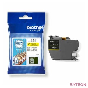 LC-421Y YELLOW 200 PAGES DCP-J1050DW,J1140DW,MFC-J1010DW