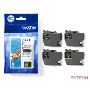 LC-421VAL B,C,M,Y BLISTER DCP-J1050DW,J1140DW,MFC-J1010DW